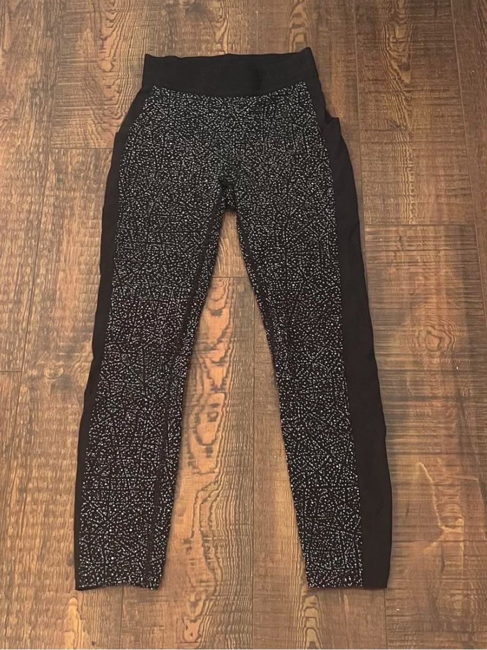 lululemon athletica Black Patterned Leggings
